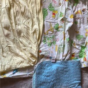 Disney Bedding Sheets Set - Yellow, Blue, Green